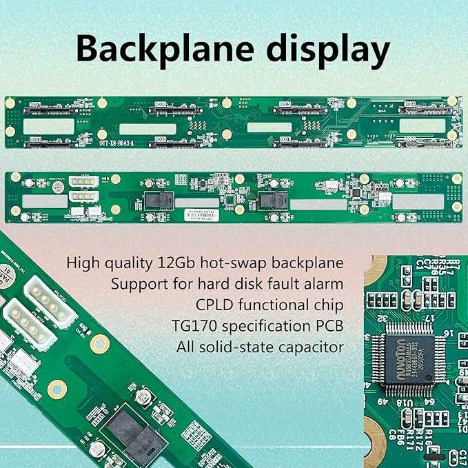 Generic ZhenLoong X28 2u 8 Bay Server Chassis Hard dirive hot Swappable SATA SAS Rackmount Case with 12G backplane SFF8643 Interface