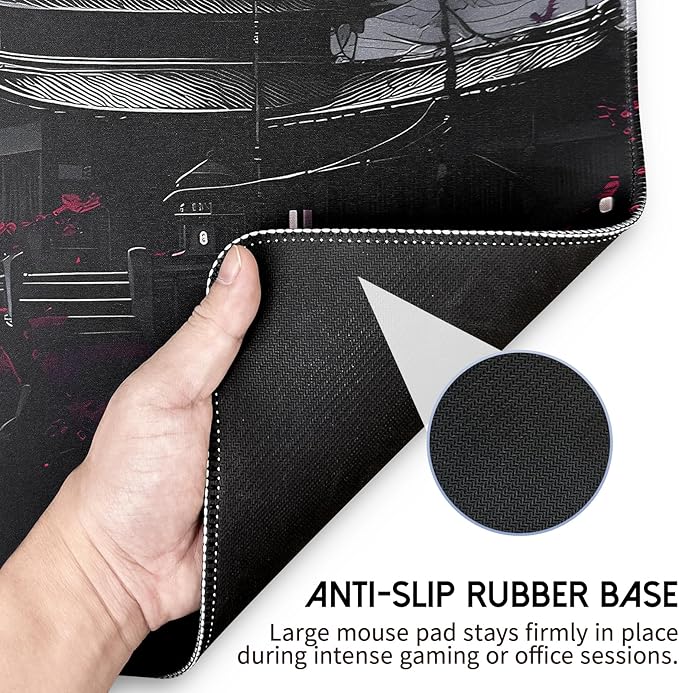 Mouse Pad Gaming Mousepad,Large Mousepads for Keyboard and Mouse with Non-Slip Rubber Base,Suitable for School,Office,Home,31.5 x 15.7 Inch