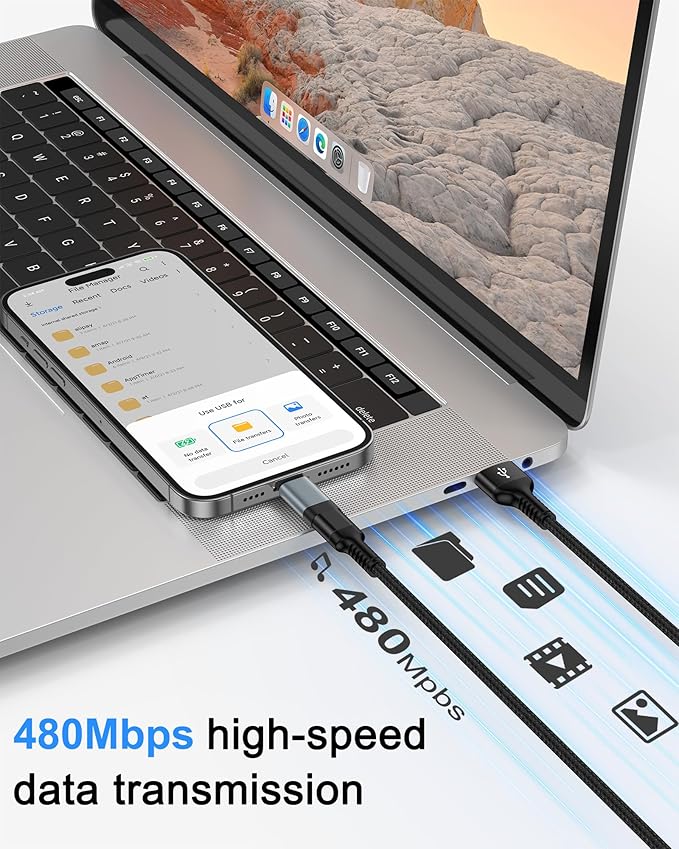 USB C to Lightning Adapter 4 Pack, Fast Charging & Data Sync USB-C Female to Lightning Male Converter for iPhone 14 13 12 11 Pro Max XR X, iPad, AirPods, Type C to Lightning Adapter – No Headphone/OTG