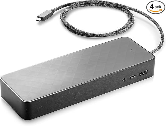 HP 2UF95UT#ABA Universal - Docking Station - 2 x DP - for Elite X2, Elitebook 1030 G1, 1040 G3 and More - Black