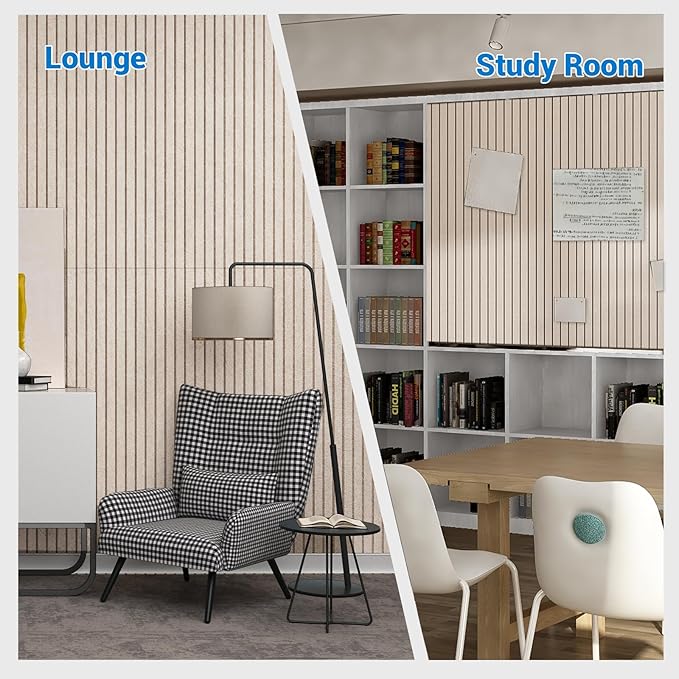 10 Pack Acoustic Panels,48"*24"*0.47"Self-Adhesive Soundproof Wall Panels,High Density Sound Proof panels for Walls, Office, Reccording Studio, Home,Ceiling- Camel