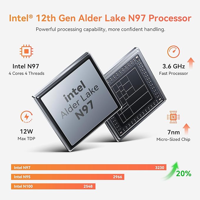 LincStation S1 6-Bay Desktop NAS - Intel N97 Quad-Core, 8GB DDR5 RAM (up to 16GB), 128GB eMMC, 4X SATA HDD + 2X M.2 NVMe SSD, Dual 2.5GbE, Unraid License Included, Network Attached Storage(Diskless)