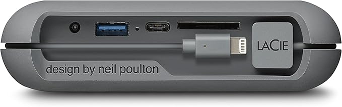 LaCie DJI Copilot BOSS Computer-free In-field Direct Backup And Power Bank With SD Reader, 2000GB + 1mo Adobe CC All Apps (2TB)