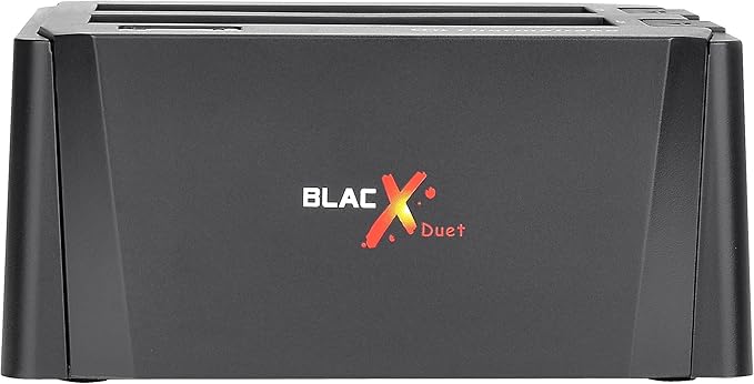 Thermaltake BlacX Duet 2.5”/3.5” SATA I/II/III USB 3.0 External Hard Drive Enclosure Docking Station ST0014U-D,Black