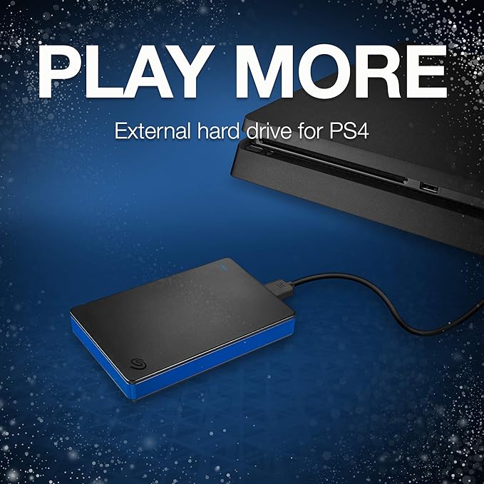 Seagate Game Drive 2TB External Hard Drive Portable HDD – Compatible with PS4 (STGD2000400)