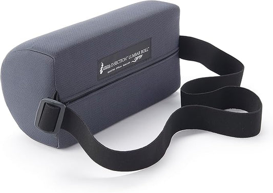 OPTP The Original McKenzie D-Section Lumbar Roll – USA-Made Low Back Lumbar Support Pillow for Office, Back Pillow for Car and Travel. The Preferred Lumbar Pillow of Physical Therapists.