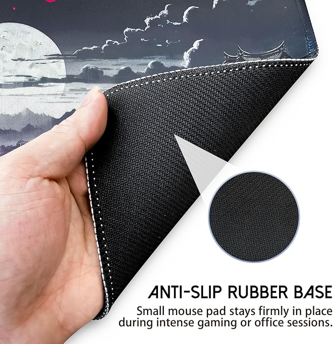 Mouse Pad Gaming Mousepad,Small Mousepad for Keyboard and Mouse with Non-Slip Rubber Base,Suitable for School,Office,Home,10.2 x 8.3 Inch