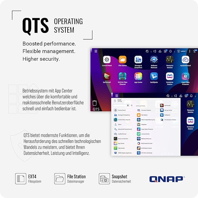 QNAP TS-462-4G NAS Multimedia 2.5GbE Blanco