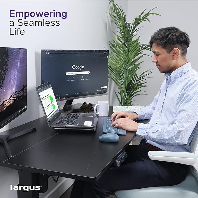 Targus Laptop Cooling Pad, Single Fan, Up to 16 Inch, for Macbook/PC, Black (AWE69US)