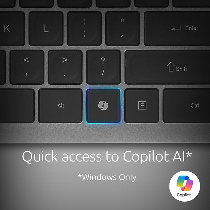Kensington KB435 Wireless Compact Keyboard, Bluetooth & 2.4GHz Connection, Quiet Scissor-Switch Keys, Programmable, Copilot Hotkey, Compatible with Windows, Black (K75409NA)