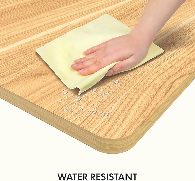 FLEXISPOT Whole Piece 60"x24" Desktop 1" Thickness Height Adjustable Desk Rectangular Tabletop Maple Board (60INCH Maple)