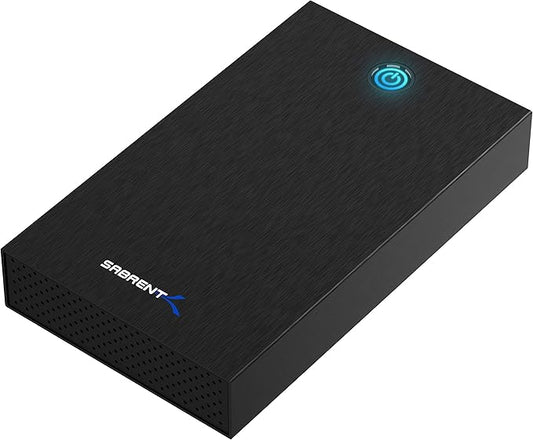 SABRENT USB 3.0 Enclosure for 2.5” & 3.5” SATA HDD/SSD – Tool-Free, UASP, LED Indicator, Plug & Play, Power Adapter & Cable Included – External Hard Drive Case for Windows/macOS/Linux (EC-KSL3)