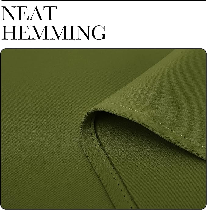 NICETOWN Olive Green Blackout Curtains 96 inches Length for Living Room, 2 Panels, 55" Wide, Thermal Insulated Long Drapes for Large Window
