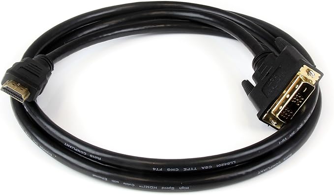 StarTech.com 15 ft HDMI to DVI-D Cable - M/M - 15ft DVI-D to HDMI - HDMI to DVI Converters - HDMI to DVI Adapter (HDMIDVIMM15)