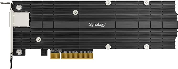 Synology RX418 4bay Expansion Unit (Diskless) & 10Gb Ethernet and M.2 Adapter Card E10M20-T1, RJ-45; 1 Port