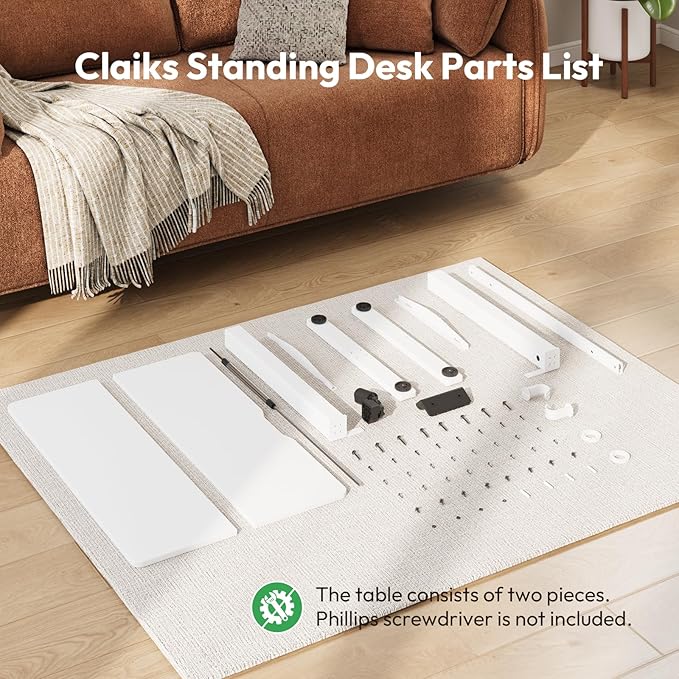 Electric Standing Desk,32x24 Inches Adjustable Height Stand up Desk, Sit Stand Home Office Desk with Splice Board, 3 Preset Heights,Equipped with Hooks,Ergonomic Computer Desk Workstation，White