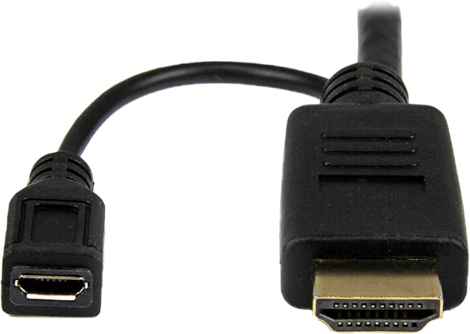 StarTech.com HDMI to VGA Cable - 3 ft / 1m - 1080p - 1920 x 1200 - Active HDMI Cable - Monitor Cable - Computer Cable (HD2VGAMM3)
