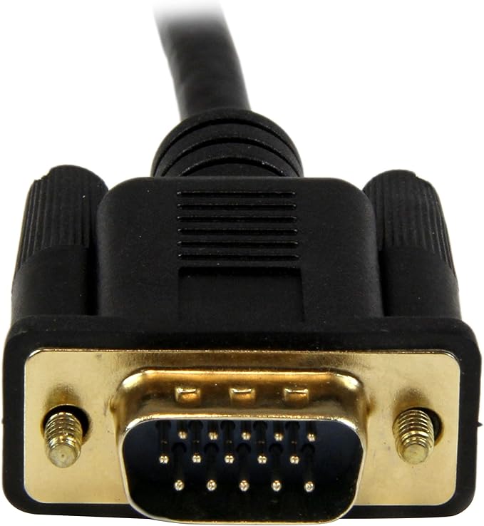 StarTech.com HDMI to VGA Cable - 3 ft / 1m - 1080p - 1920 x 1200 - Active HDMI Cable - Monitor Cable - Computer Cable (HD2VGAMM3)