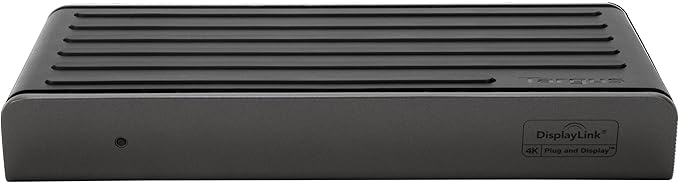 Targus USB-C Universal Dual Video 4K Laptop Docking Station with Charging Power, Audio, & 4 USB Ports for PC, Mac, & Android (DOCK180USZ)