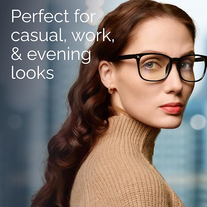 CCVOO 3.75 Reading Glasses for Women, Eye glasses, Blue Light Readers for Women, Cheaters