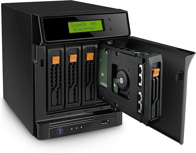 Seagate BlackArmor NAS 440 4-Bay 8TB (4 x 2 TB) Network Attached Storage ST380005SHA10G-RK
