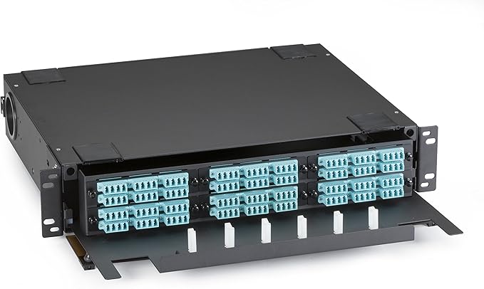 Black Box Rackmount Fiber Enclosure, 2U, 6-Slot Adapter