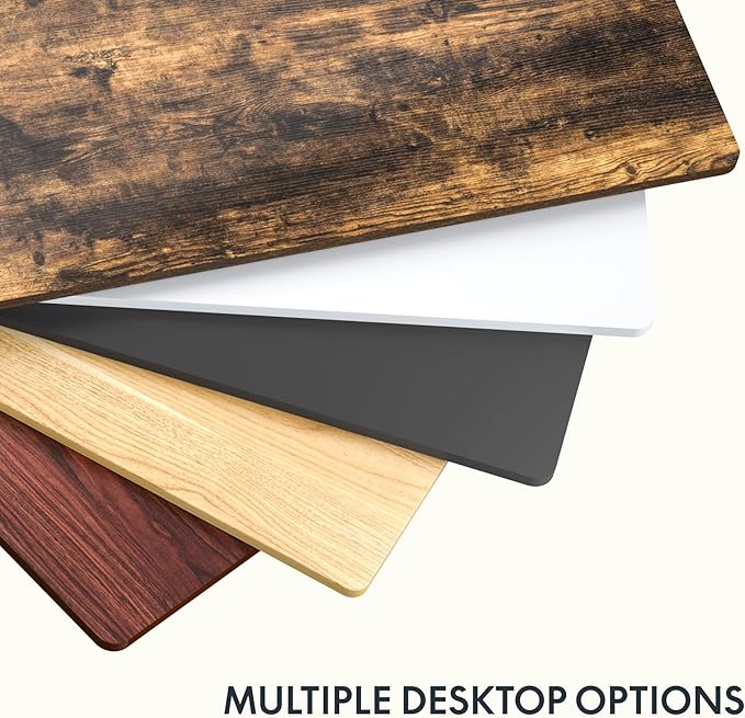 FLEXISPOT Whole Piece 48"x30" Desktop 1" Thickness Height Adjustable Desk Rectangular Tabletop Mahogany Board (48INCH Mahogany Top)