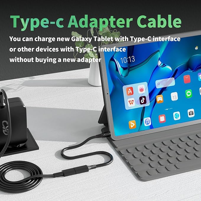 USB C to DC 5.5 x 2.5mm Adapter Cable, 3.28Ft 15W 5V USB C to DC Adapter Cable Power Charging Cord for Webcam Router, IP Camera, Mini Fan, Electric Toothbrush, Table Lamp, 1Pack