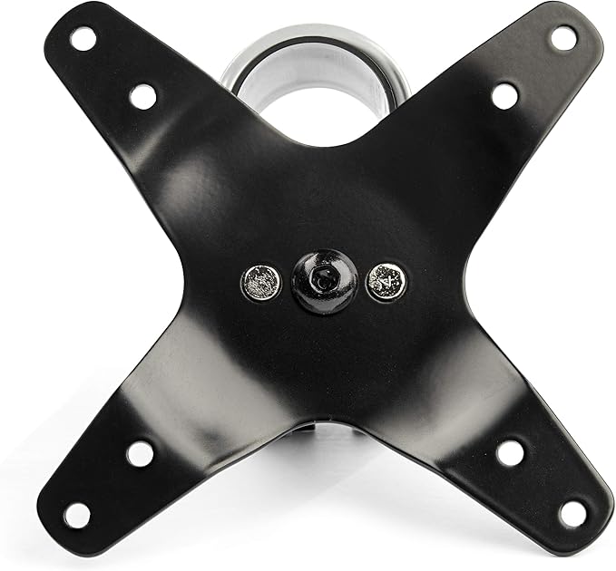 StarTech.com Desk Mount Quad Monitor Arm, Premium Articulating VESA 4X Monitor Mount 2x2 up to 30" (24.8lb/11.3kg), Height Adjustable Pole, Tilt Swivel Rotate, Clamp or Grommet Base, TAA