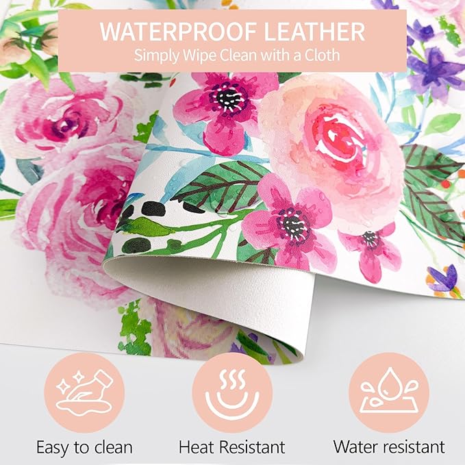 Large Desk Mat, Desk Matt for Desktop, Women Girls Waterproof Large Keyboard Pad, Cute Computer Mat for Office Work/Home/Decor/Desktop Accessories (35.4"x16.9")