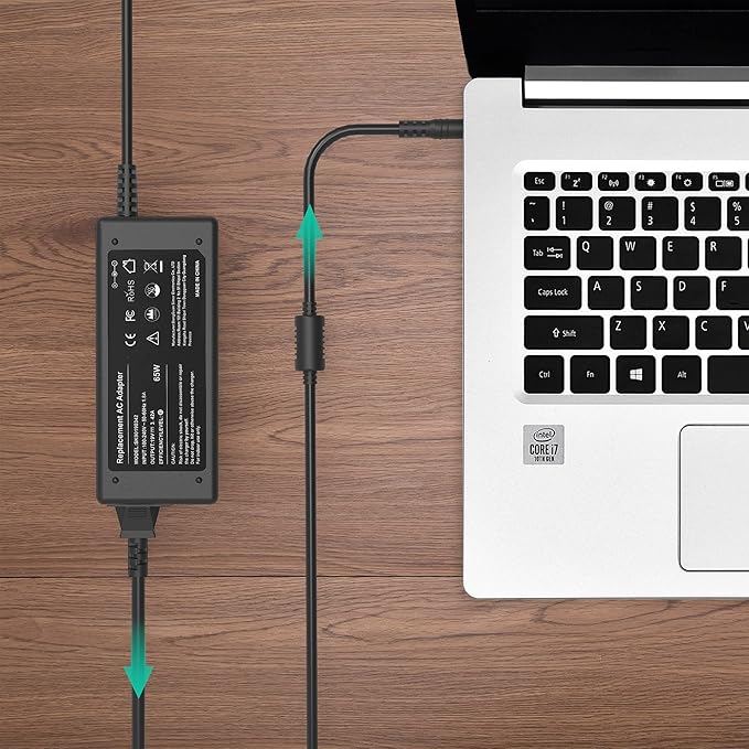19V 3.42A 65W Laptop Charger for Acer Aspire E15 E1-532-2635 E1-571 E1-531 E3 E5 E5-511 E5-571 E5-573 E5-573G E5-575 E5-576G E5-575G E5-521 E5-522 ES1 ES1-531 ES1-511,ChromeBook C7 C710 AC710