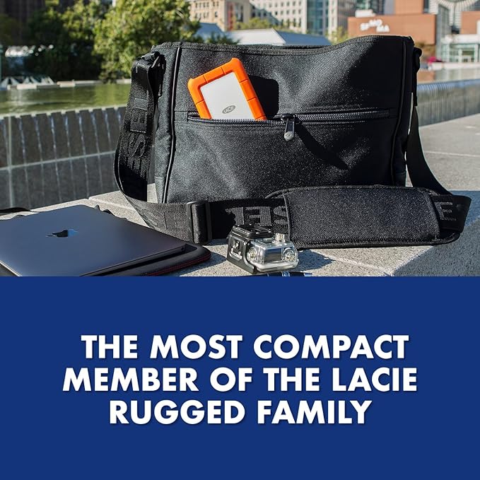LaCie USB 3.2 1TB Rugged Mini Hard Drive