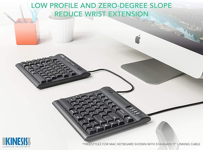Kinesis USB Freestyle2 Keyboard for Mac (20" Extended Separation)