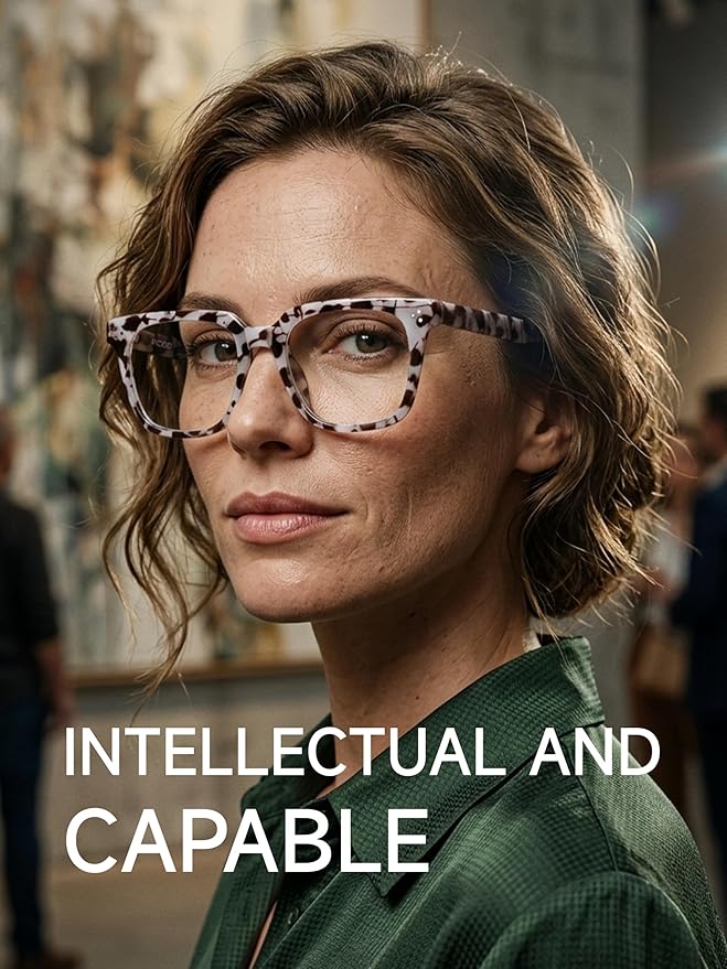 Oversized Square Blue Light Glasses for Woman Men fashion Reduce Eyestrain Protection for TV/Computer/Gaming