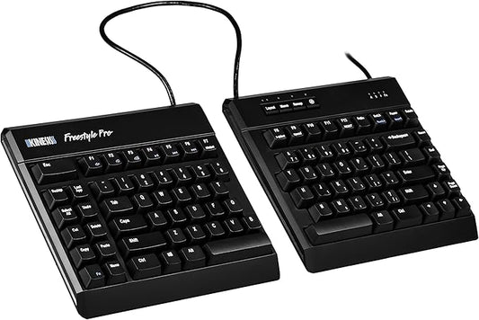 KINESIS USB-A Freestyle Pro Quiet Ergonomic Split Mechanical Keyboard (Cherry MX Silent Red Switches)