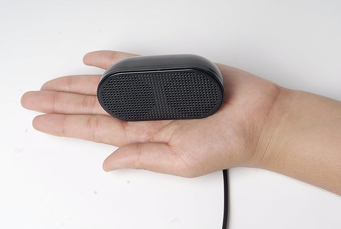 USB Mini Speaker Computer Speaker Powered Stereo Multimedia Speaker for Notebook Laptop PC(Black)
