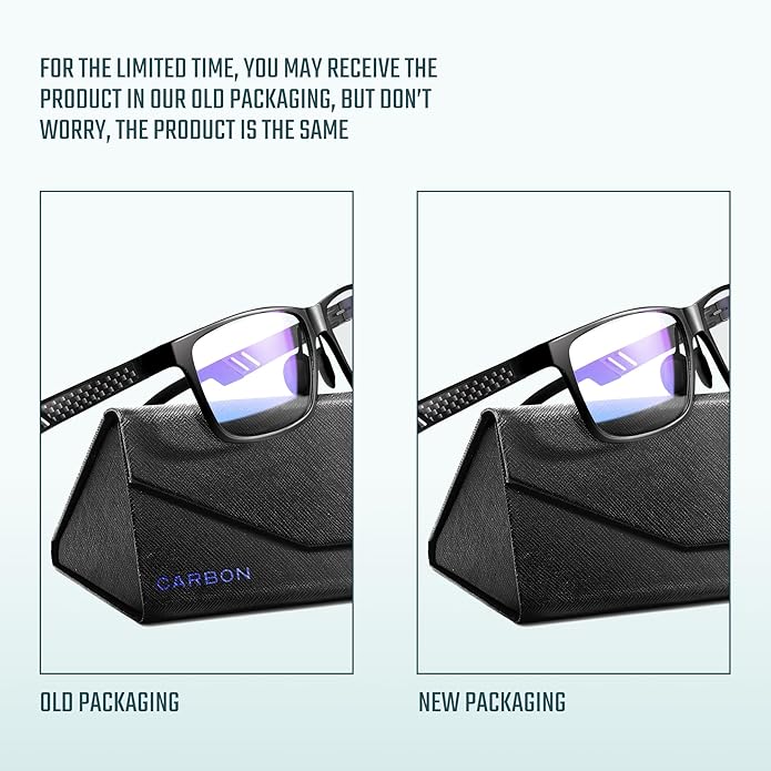 IBOANN Blue Light Glasses for Men - Lightweight Al-Mg Metal, Gaming Computer Blocking Glasses, Eye Protection Anti Eyestrain