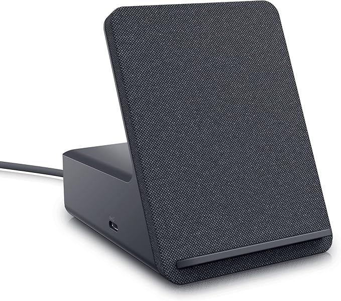 Dell HD22Q Dual Charge Docking Station, Qi Wireless Charging (USB-C, DisplayPort, HDMI, 4X USB, RJ45) Black