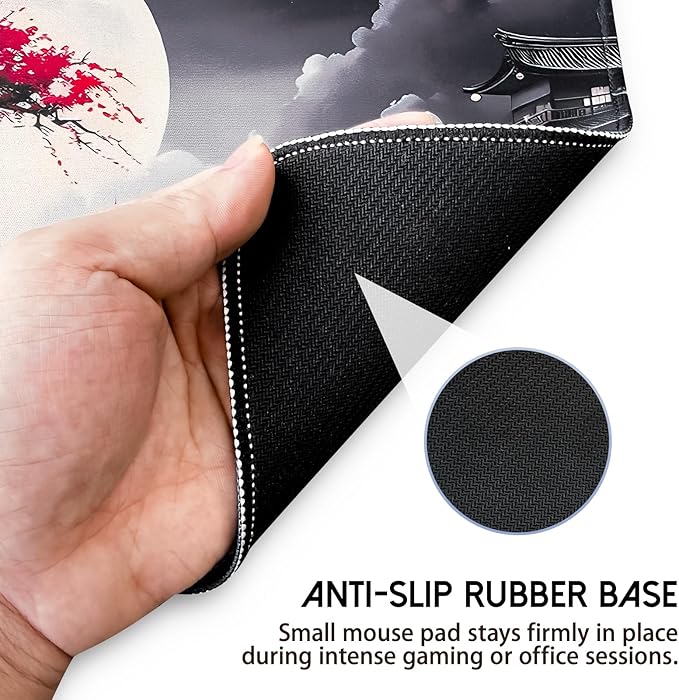 Mouse Pad Gaming Mousepad,Small Mousepads for Keyboard and Mouse with Non-Slip Rubber Base,Suitable for School,Office,Home,10.2 x 8.3 Inch