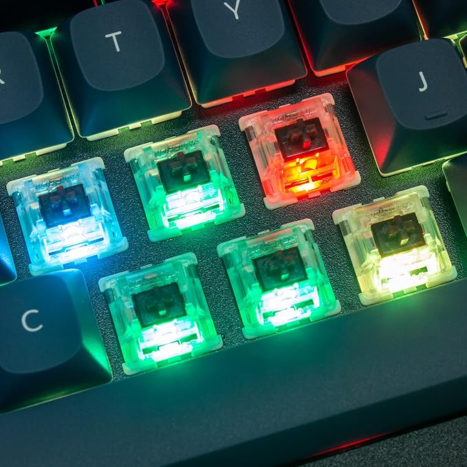Keychron Q7 Wired Custom Mechanical Keyboard, 70% Layout QMK/VIA Programmable Macro with Hot-swappable Gateron G Pro Brown Switch Double Gasket Compatible with Mac Windows Linux (Black - New)