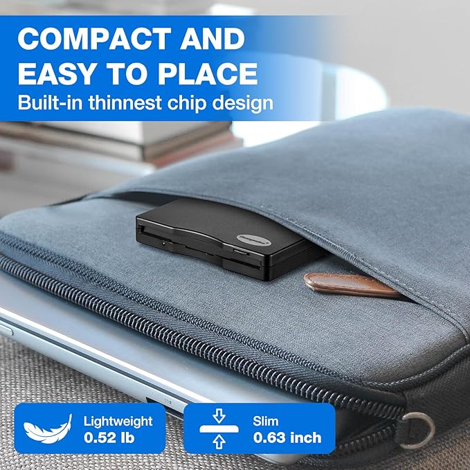 Floppy Disk Reader 3.5 inch External USB Floppy Disk Drive Floppy Disc Reader for PC Laptop Windows 11/10 (Frosted Texture, 3.5 Inch)