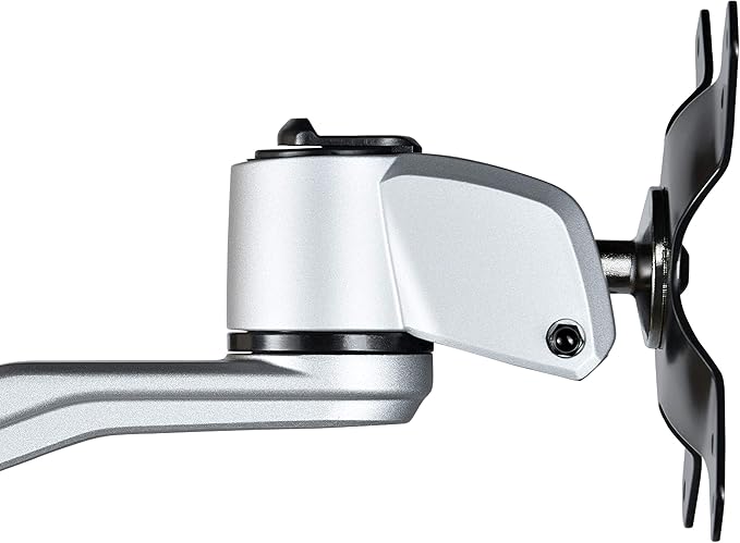 StarTech.com Desk Mount Dual Display Arm, Premium Articulating VESA Mount for Screens up to 27" (17.6lb/8kg), Height Adjustment, Rotate, Tilt, Swivel, Clamp or Grommet Base, TAA