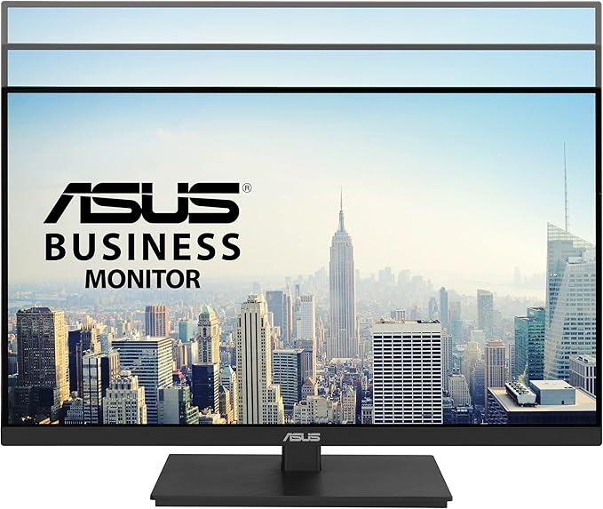 ASUS 27” 1080P Docking Monitor (VA27ECPSN) – Full HD, IPS, 75Hz, Adaptive-Sync, Speakers, Eye Care, Low Blue Light, Flicker Free, RJ45, USB-C, DisplayPort, HDMI, Height Adjustment, VESA Wall Mountable