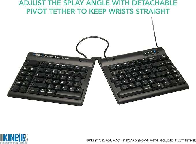 Kinesis USB Freestyle2 Keyboard for Mac (20" Extended Separation)