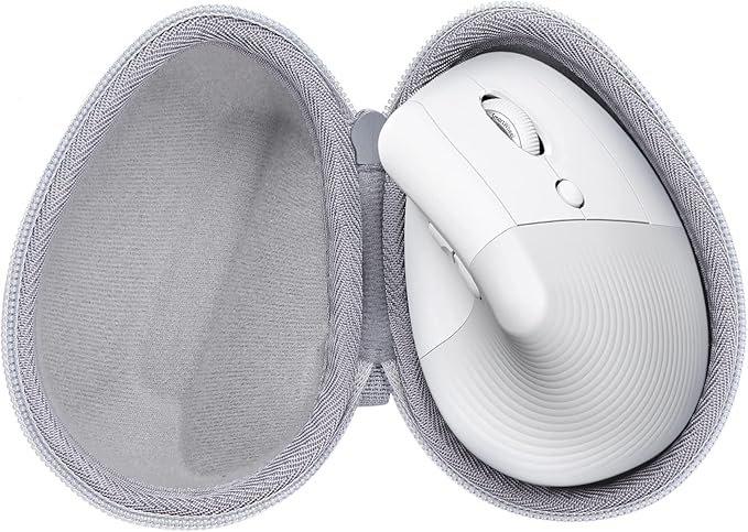 Aenllosi Hard Carrying Case Replacement for Logitech Lift Vertical Ergonomic Mouse (Grey)