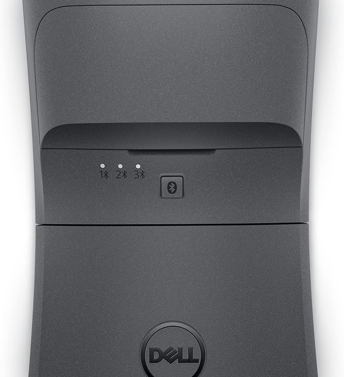 Dell MS700 Bluetooth Travel Mouse – Bluetooth 5.0, Microsoft Swift Pair/Dell Pair (Windows 10 & 11 only), Optical LED Sensor, Touch Scroll with latest Touch Controller - Black
