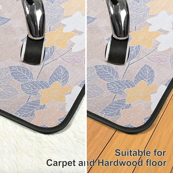 Placoot Office Chair Mat for Carpet & Hardwood Floors, 48" x 36" Highly Premium Quality Floor Mat, Desk Chair Mat for Carpeted Floors and HardwoodFloor for Home Office