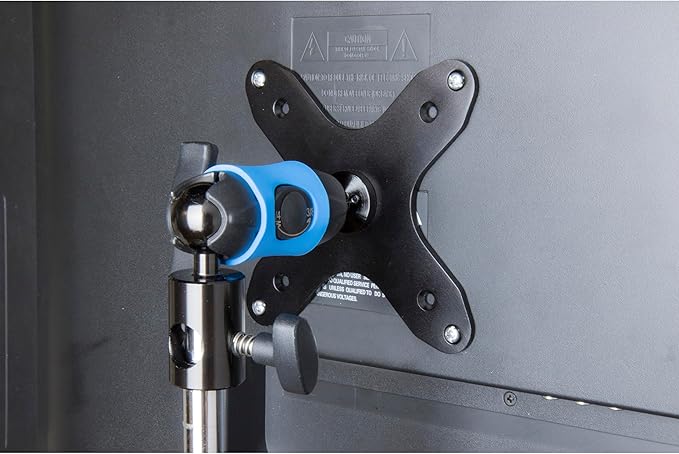 Kupo Super Knuckle VESA Monitor Mount Kit with Dual Ball Joint Design for 75 x 75 mm and 100 x 100 mm VESA Displays, Landscape and Portrait Rotation on Baby Stands and Grip Accessories (KG037511)