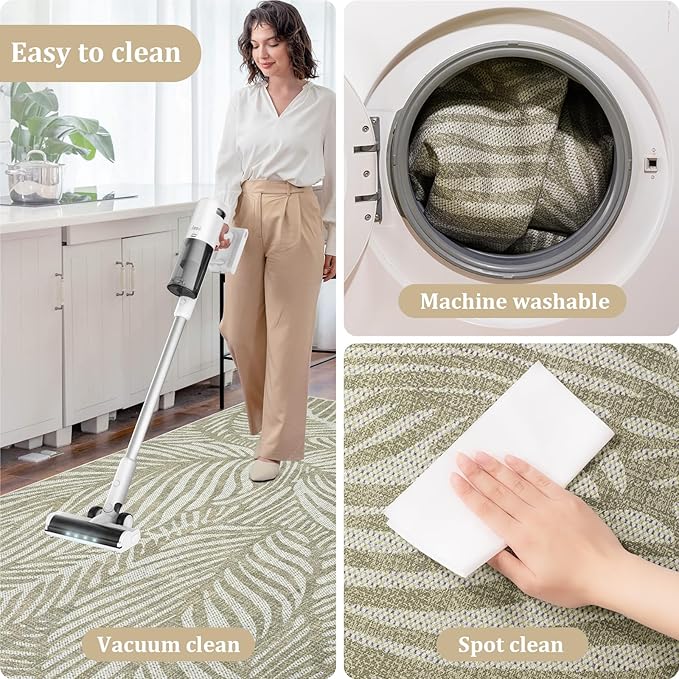 Office Chair Mat for Hardwood Floor, 48"x36" Easy Glide Computer Desk Mat Protector for Rolling Chair Under Desk Rug Nonslip Backing, Machine Wash (Modern)