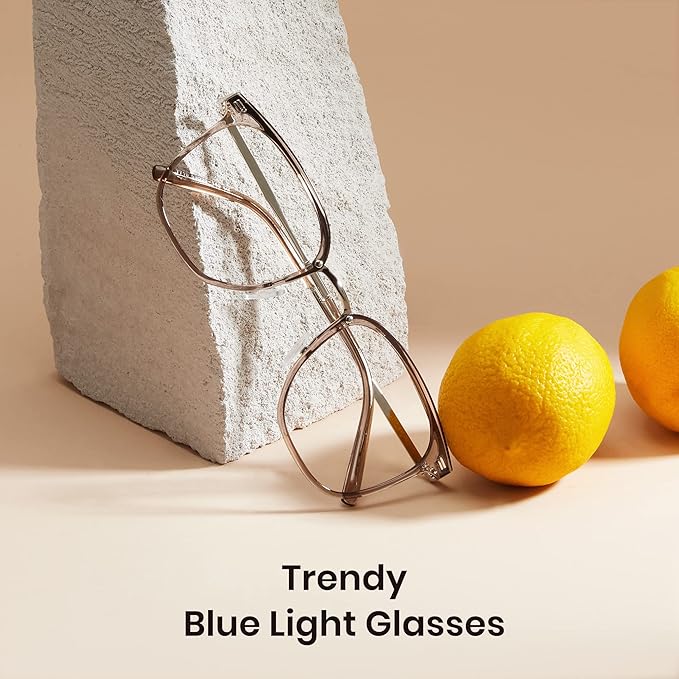 Cyxus Blue Light Glasses for Woman, Stylish Cat Eye Blue Light Blocking Computer Glasses for Working, Laptop and Screen Use
